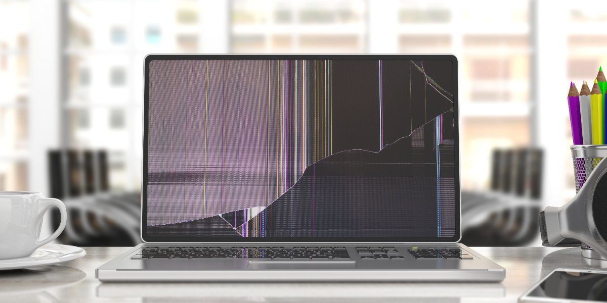 Broken Laptop Screen