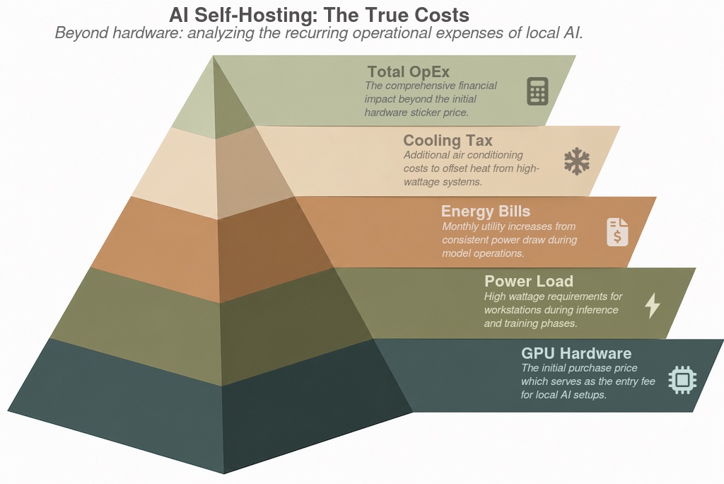 Infographic: Analyzing Operational ExpendituresThe initial appeal of self-hosting is straightforward: a one-time